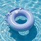 Kids Inflatable Fish Pool Ring with Fins and Cartoon Face