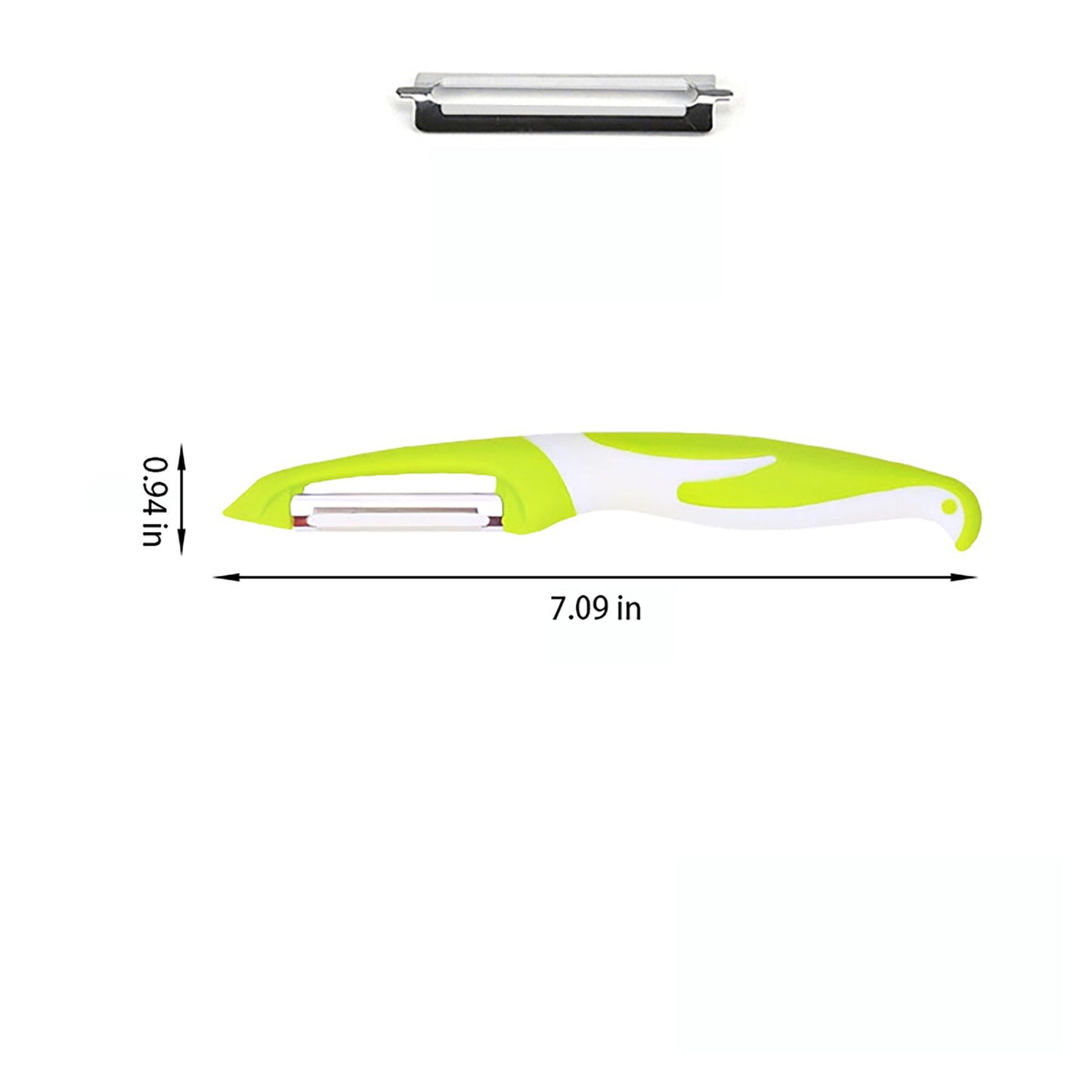 3-Piece Kitchen Peeler Set with Ergonomic Handles and Stainless Steel Blades