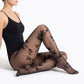 2-Piece Floral Pattern Sheer Tights
