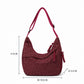 Leopard Faux Suede Hobo Crossbody Bag with Adjustable Strap and Zip Closure
