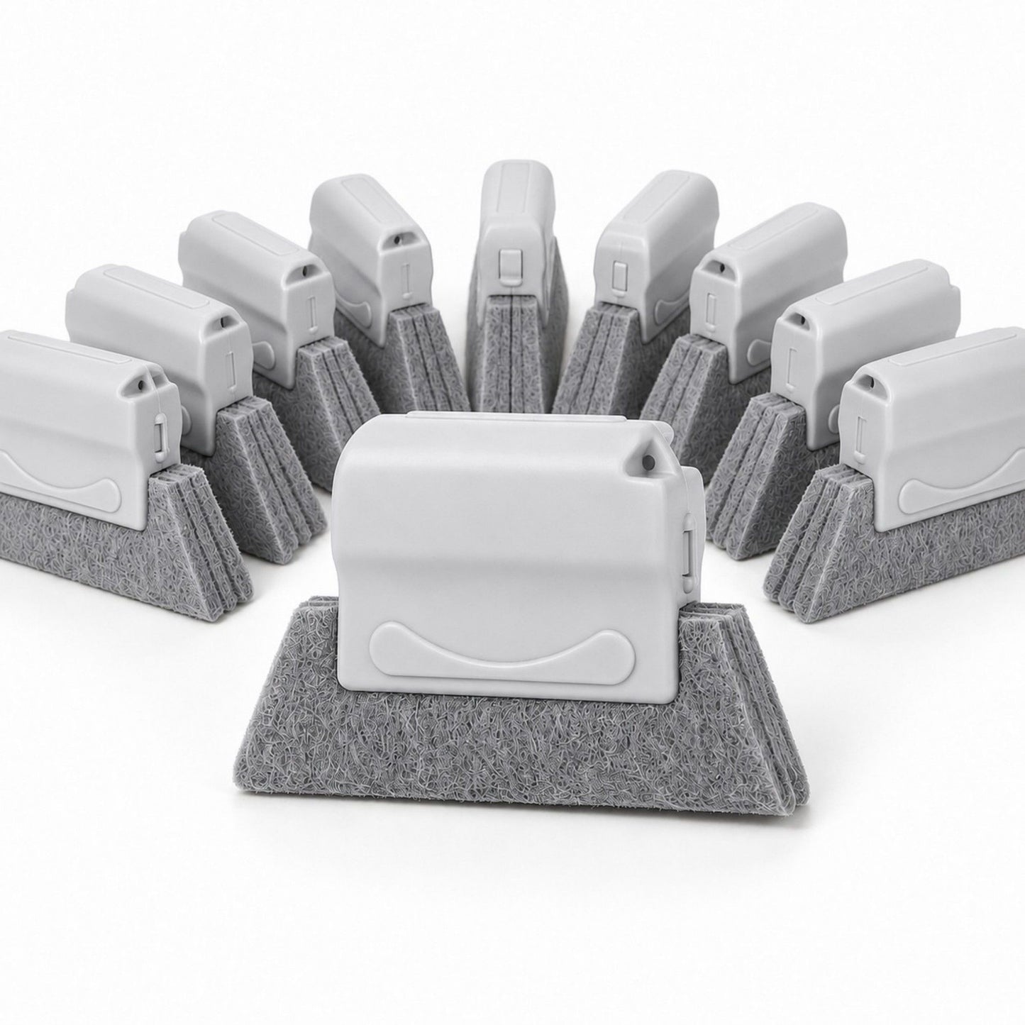10-Piece Handheld Microfiber Cleaning Pad Tool for Window Tracks, Sinks and Kitchen Surfaces