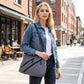Large Nylon Crossbody Messenger Bag Adjustable Strap Multi Pocket Everyday Shoulder Bag