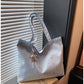 Star Print Canvas Tote Bag Large Capacity Casual Shoulder Bag