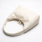 Large Hobo Shoulder Bag with Double Zipper Closure and Long Curved Handle 10.5x11x4.5in
