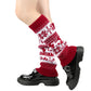 Fair Isle Knit Leg Warmers with Soft Stretch Ribbed Cuffs and Festive Patterned Design for Cozy Winter Layering