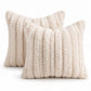 Boho Tufted Tassels Decorative Throw Pillow Cover Set of 2
