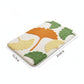 Tufted Floor Mat with Leaf Pattern Non Slip Backing Soft Plush Decorative Indoor Entryway Bathroom Rug