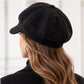 Embellished Newsboy Cap Adjustable Brim Baker Boy Hat
