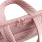 Corduroy Laptop Bag Large Capacity Work Tote with Front Zipper Pocket