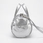 Mini Barrel Satchel Bag with Detachable Crossbody Strap