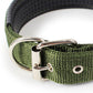 Padded Dog Collar Adjustable Nylon Pet Collar with Metal Buckle Soft Lining
