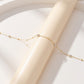 Delicate Rhinestone Waist Chain with Minimalist Thin Link Design and Adjustable Closure 45.5in
