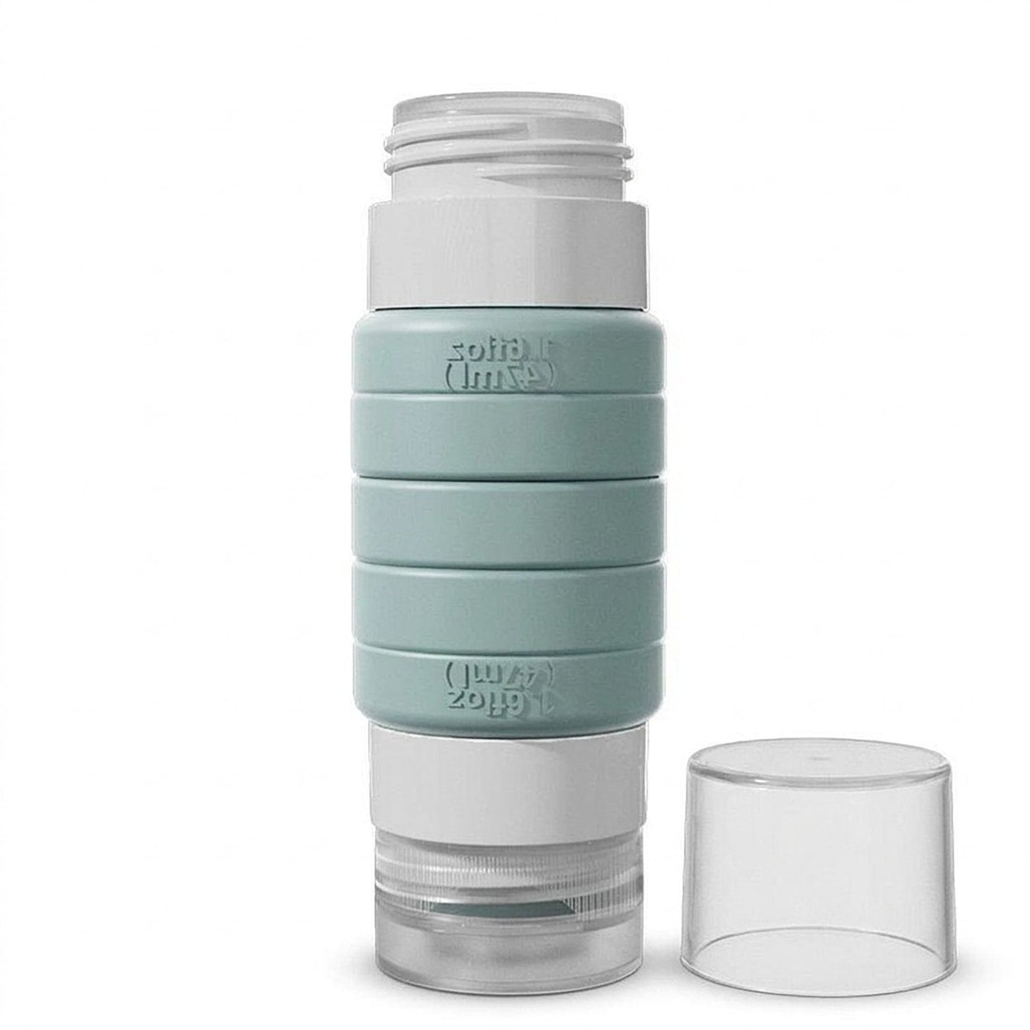 Dual Ended Refillable Travel Toiletry Squeeze Bottle