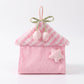 Hanging Tissue Holder House Shape Soft Fabric Tissue Dispenser