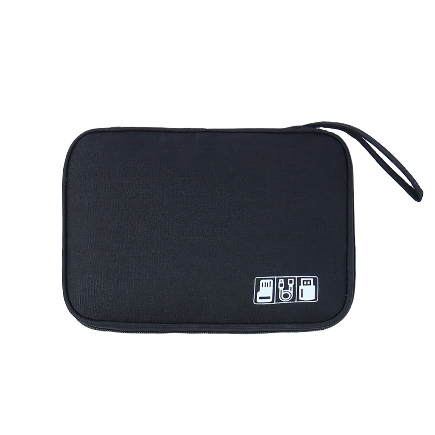 Electronic Organizer Case with Zipper Closure Cable Storage Pouch Portable Travel Tech Accessories Organizer Bag