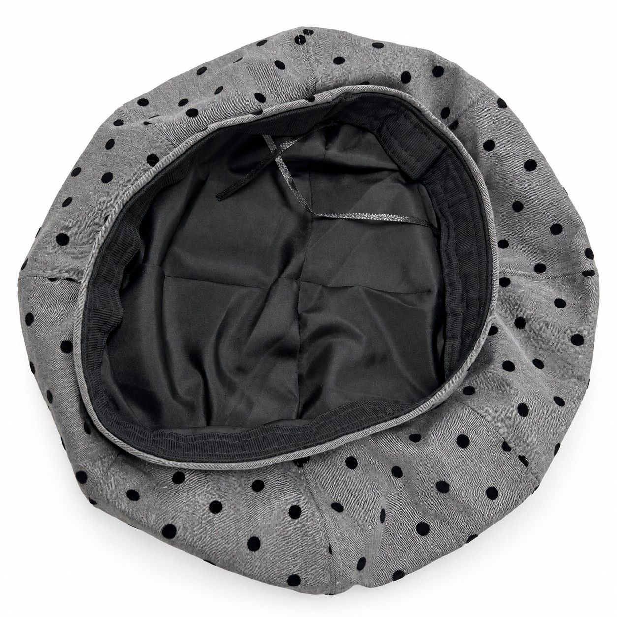 Polka Dot Beret Hat Lightweight French Painter Cap Adjustable Casual Style