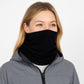 Soft Knit Neck Warmer with Cozy Layered Design 9x17 inches