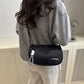 Soft Crossbody Bag - Adjustable Patterned Strap Shoulder Bag for Casual Daily & Stylish Outings