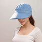Womens Wide Brim Baseball Cap Bundle with UV Protection Ponytail Hole and Ventilated Eyelets Casual Outdoor Style