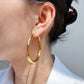 Women's Large Hoop Earrings - 4.9cm Diameter Hoops