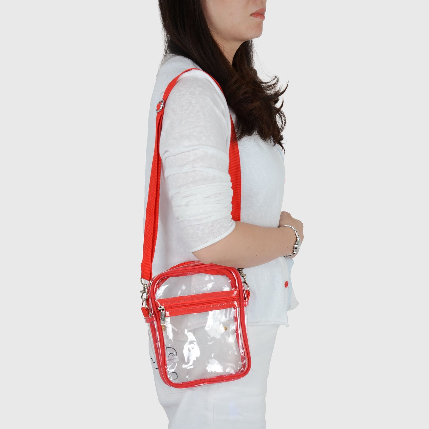 Sleek Clear Women's Shoulder Bag
