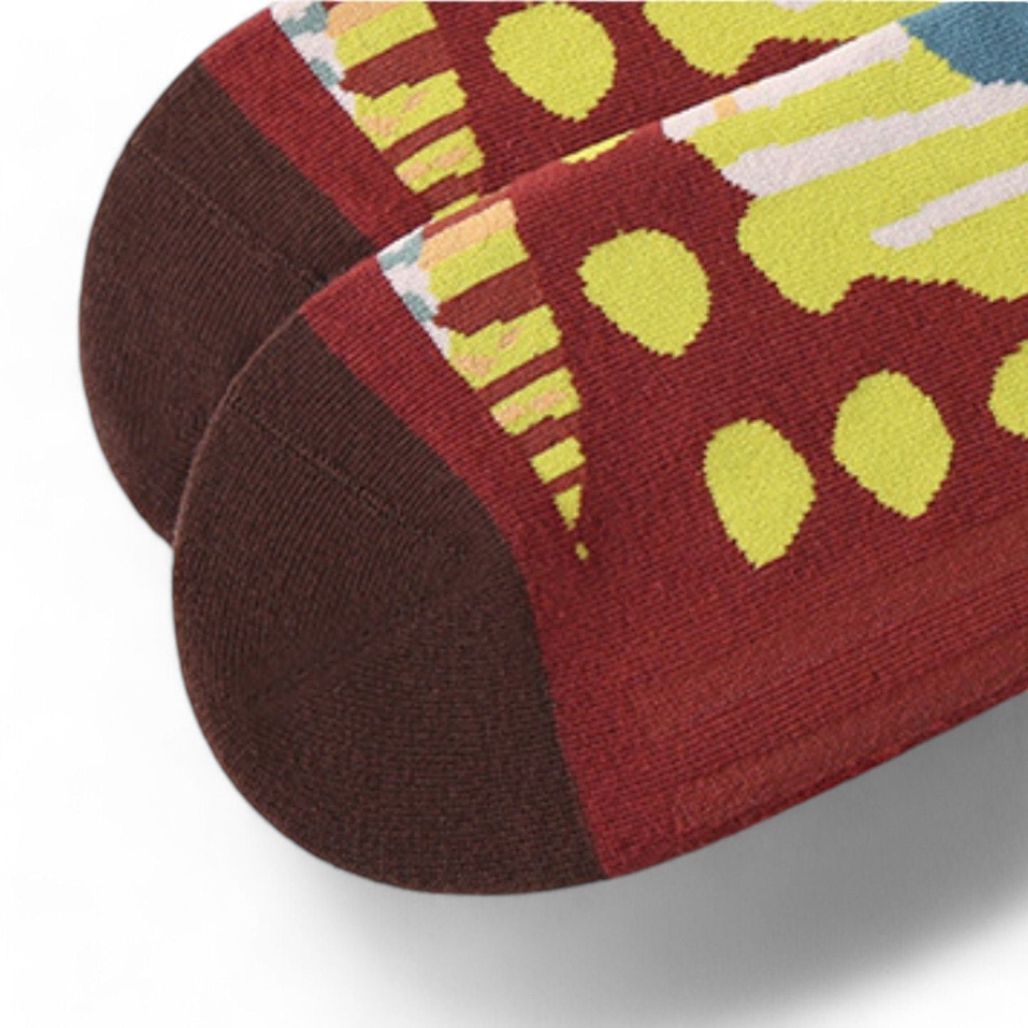 Women's 3-Pack Patterned Crew Socks with Vintage Embroidered Floral and Abstract Prints