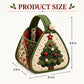 Christmas Santa Quilted Carry Basket DIY Sewing Kit