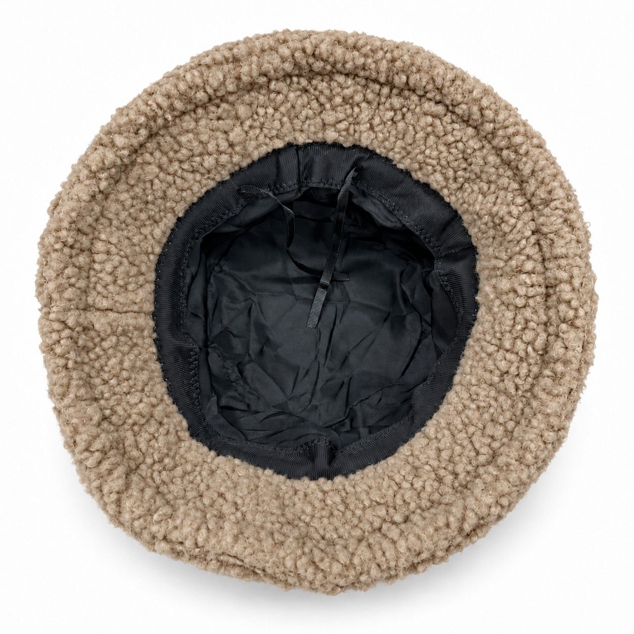 Textured Bucket Hat with Soft Polyester Fabric and Lined Interior