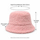 Textured Bucket Hat with Soft Polyester Fabric and Lined Interior