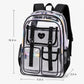 Clear Backpack with Multiple Pockets and Padded Straps