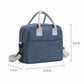 Insulated Lunch Tote Bag with Front Pocket and Adjustable Shoulder Strap