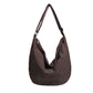 Plaid Hobo Shoulder Bag with Adjustable Strap and Zipper Closure