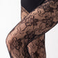 2-Piece Floral Lace Fishnet Tights