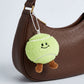 2 Pack Plush Sports Ball Key Chains with Smiley Face Bag Charms