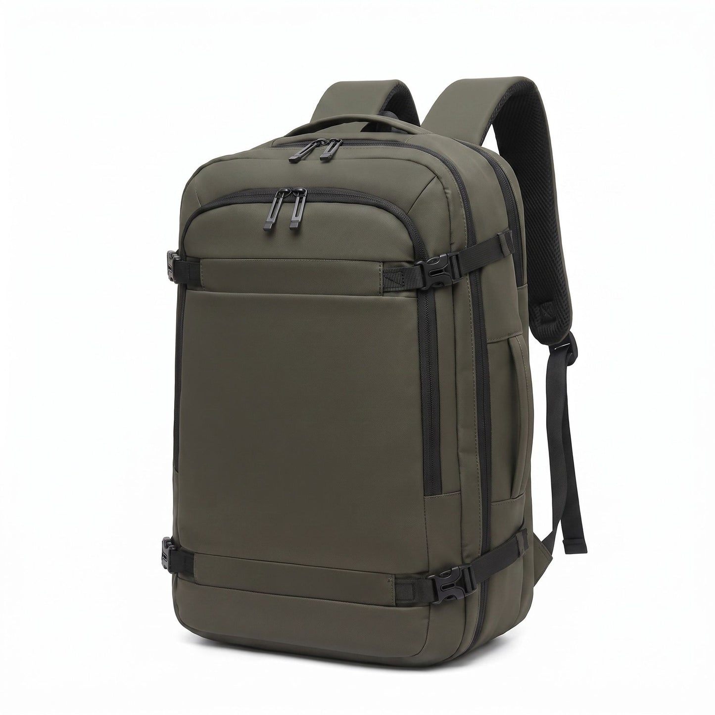Large Travel Backpack with Compression Straps Multiple Compartments and Padded Shoulder Straps