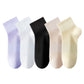 Womens Lightweight Breathable Ankle Socks 5-Pack Cushioned Sole Mesh Texture Soft Stretch Comfort Fit
