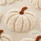 Textured Pumpkin Decorative Throw Pillow Cover for Sofa Bed Chair Fall Decor