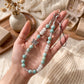 Beaded Phone Wrist Strap with Butterfly Charm