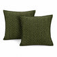 2 Pack Chevron Textured Decorative Throw Pillow Covers
