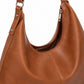Oversized Slouchy Hobo Shoulder Bag with Adjustable Strap