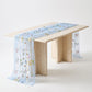Sheer Floral Embroidered Table Runner 29.5x70.9in