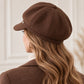 Embellished Newsboy Cap Adjustable Brim Baker Boy Hat
