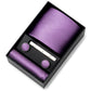 Men's Textured Solid Color Tie Gift Set with Matching Pocket Square Cufflinks and Silver Tie Clip