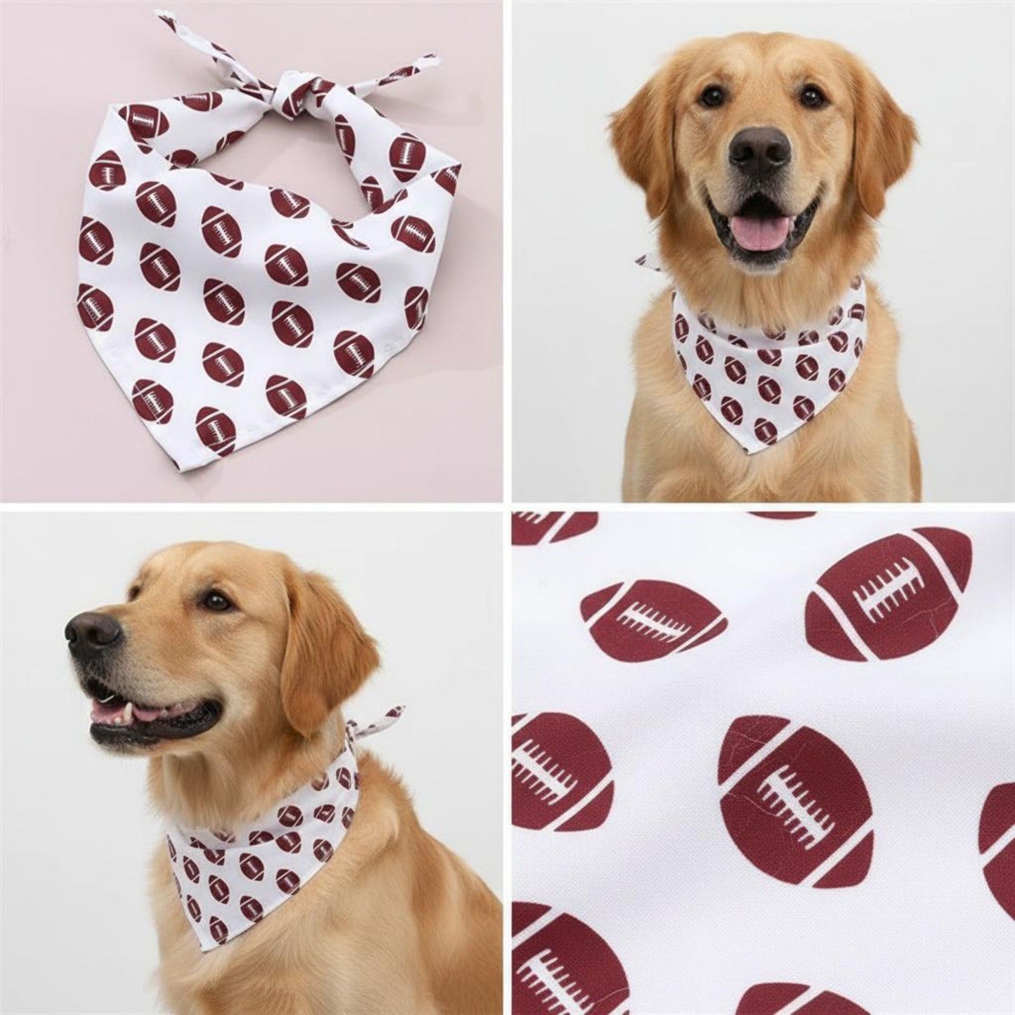 Pet Bandana Scarf Duck Pattern Decorative Neck Accessory for Dogs and Cats
