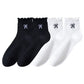 4-Pair Pack Sheer Ribbed Ankle Socks with Ruffled Trim and Embroidered Bow Detail in Multiple Color Combinations