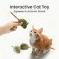 Plush Cat Toy Mice Interactive Squeaky Soft Mouse Toy for Indoor Cats