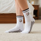Non Slip Grip Yoga Socks Crew Socks Pilates Barre Dance Workout Breathable Athletic Socks 3 Pack
