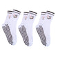 Non Slip Grip Yoga Socks Crew Socks Pilates Barre Dance Workout Breathable Athletic Socks 3 Pack