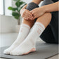 Non Slip Grip Yoga Socks Crew Socks Pilates Barre Dance Workout Breathable Athletic Socks 3 Pack
