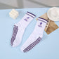 Non Slip Grip Yoga Socks Crew Socks Pilates Barre Dance Workout Breathable Athletic Socks 3 Pack